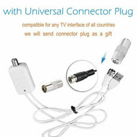 2024 New 4K 8K Indoor Digital TV Antenna HD HDTV Antena DVB-T/T2 DVBT2 Cable TV Antena 5000Miles UHF VHF DTV Tv Antennas Aerial