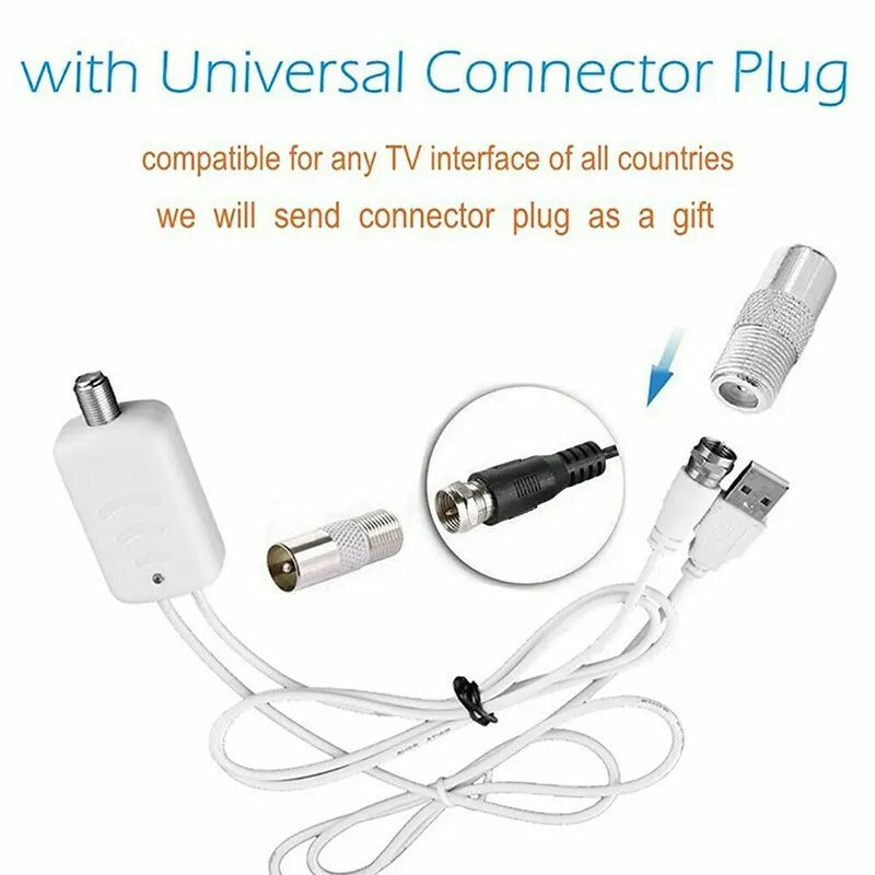 2024 New 4K 8K Indoor Digital TV Antenna HD HDTV Antena DVB-T/T2 DVBT2 Cable TV Antena 5000Miles UHF VHF DTV Tv Antennas Aerial