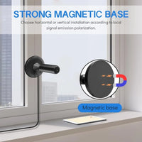 800+ Miles Range TV Antenna DTMB DVB-T Digital HDTV with Magnetic Base & HD Cable, Indoor & Outdoor 4K Smart TV Local Channels,