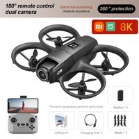 Xiaomi D16 Mini Drone with 180° Electric Adjustable 8K HD Camera WiFi Light Flow Drone Pocket Obstacle Avoidance Rc Quadcopter