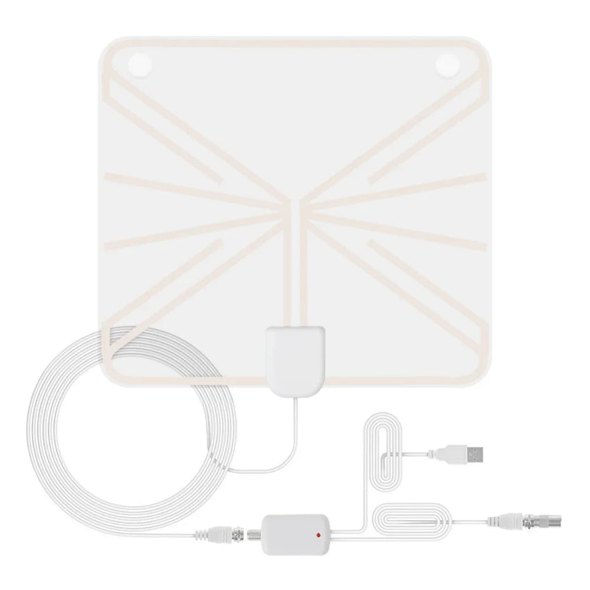 1080P 4K 13ft Cable 50 Miles Range TV Antenna Digital HD Antenna Indoor HDTV 1080P 4K 13ft Cable DVB-T2 Local Channel Broadcast