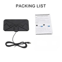 5000 Miles HD 8K Digital TV Antenna - 25DB Indoor DVB-T/T2 UHF VHF for 4K 1080P Cable DTV Reception