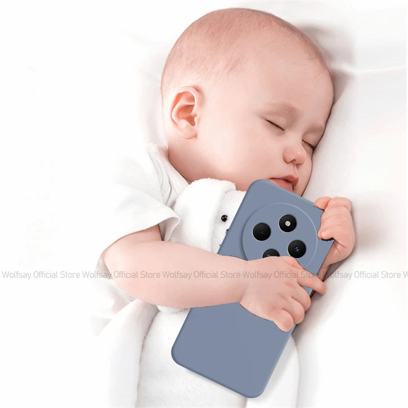 For Xiaomi Redmi 14C Case Xiaomi Redmi 14C 4G Cover Funda Luxury TPU Shockproof Liquid Silicone Phone Cover For Xiaomi Redmi 14C