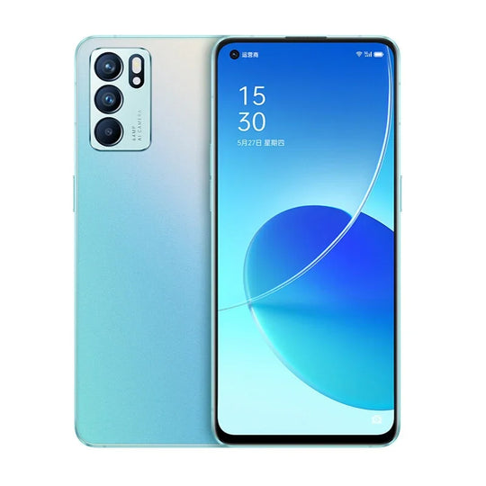 OPPO Reno 6 Pro 5G smartPhone Global firmware MTk Dimensity 1200 12GB 256GB Rear camera 64MP 4500mAh battery used phone