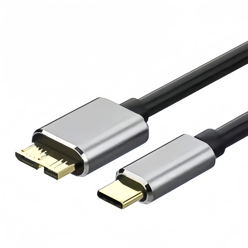 USB C to Micro B Cable 3.0(5Gbps),Type C Male to Micro B Female,for External Hard Drive/SSD (Toshiba,WD,Seagate),MacBook,Laptop